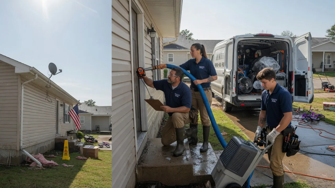 Ceiling Water Damage Restoration in Cincinnati, OH near me